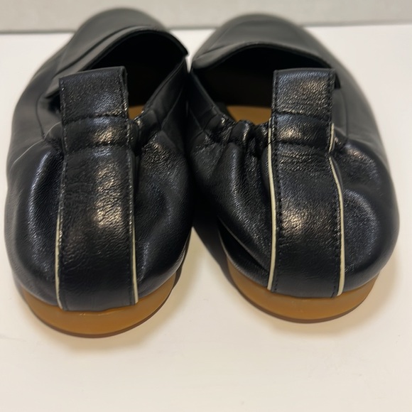 Everlane Black Day Loafer Leather Elastic Back Flats 9 - Picture 4 of 11